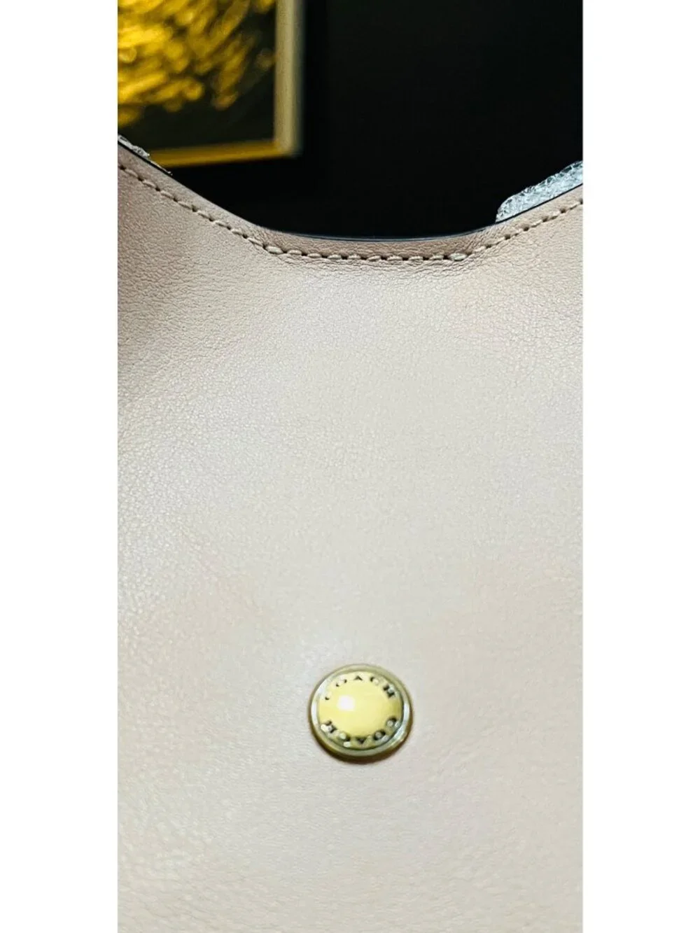 Auth COACH Gramercy Tote Shoulder Bag in Cream